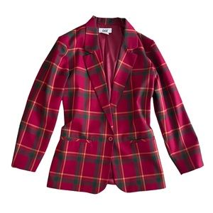 *SOLD* Vintage ‘80s plaid blazer